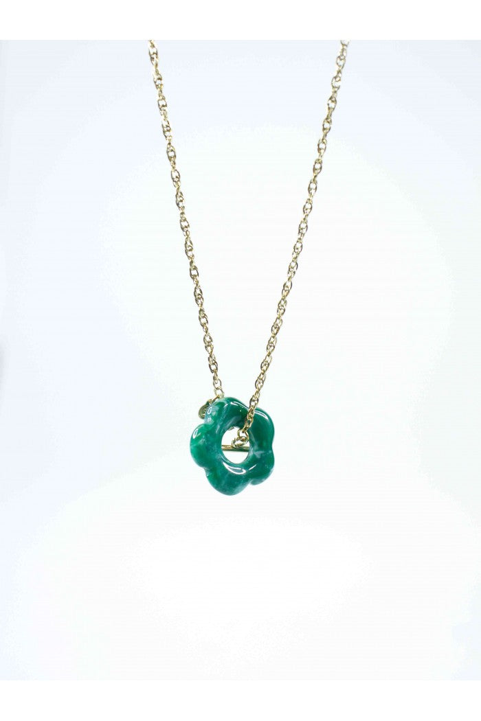 COLLAR FLOR ESMERALDA