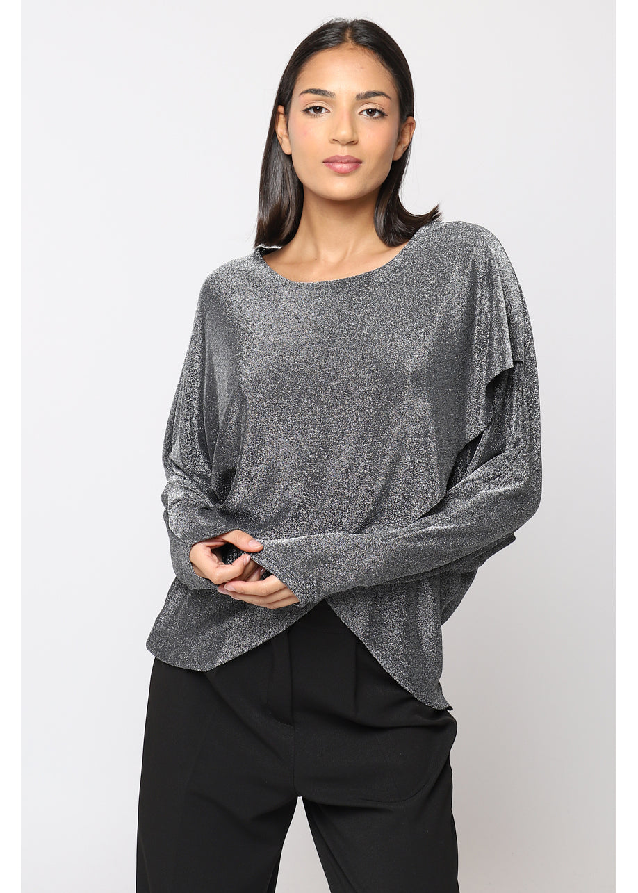 Camiseta de antelina BAT ™ Plata