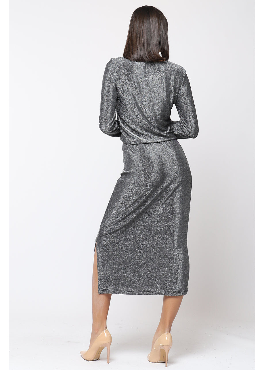 Falda BRILLO COLOUR™ Plata