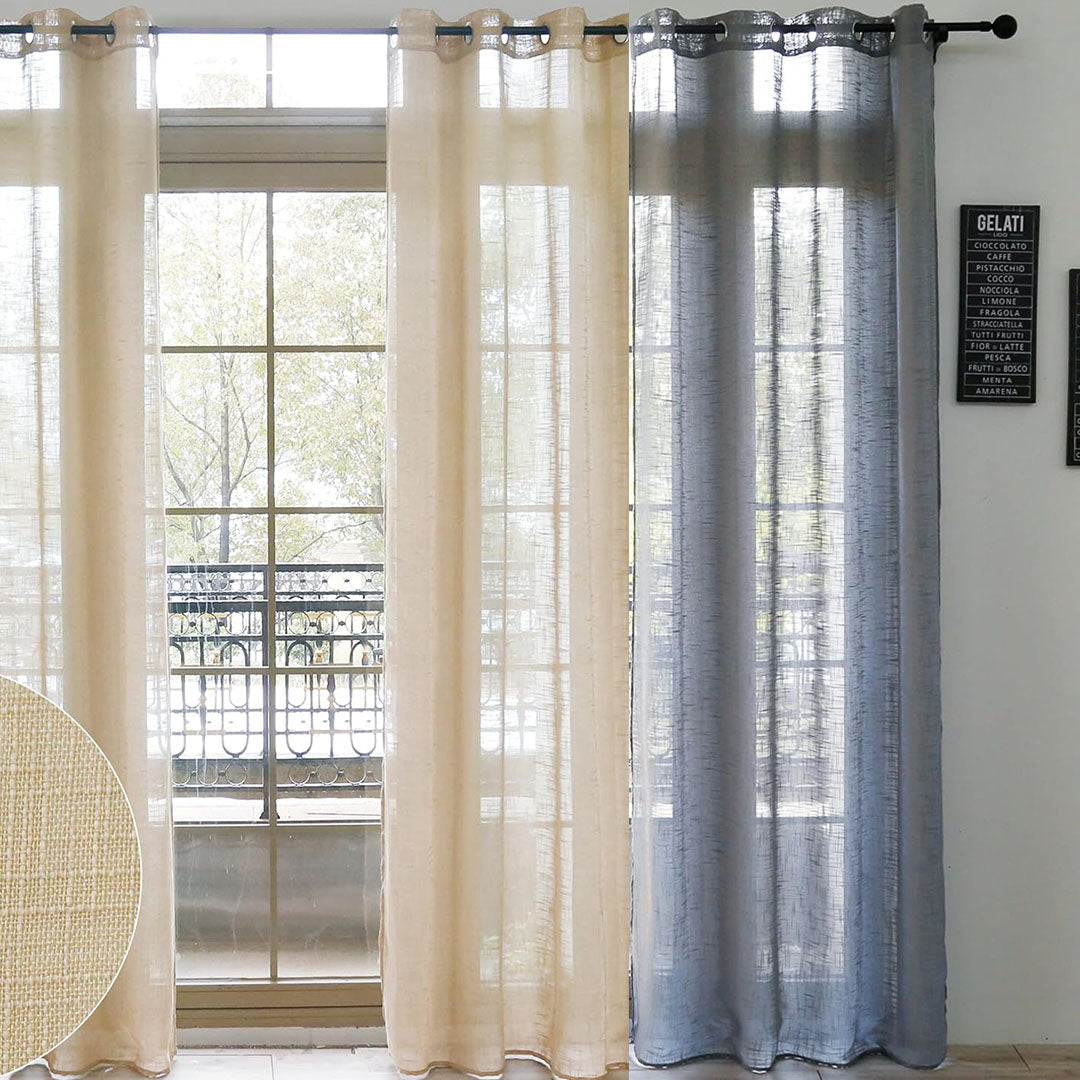 Pack de dos cortinas translúcidas VENUSSTYLE SERENITY