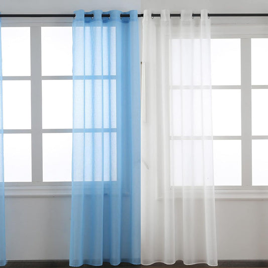 Pack de dos cortinas translúcidas VENUSSTYLE AQUA