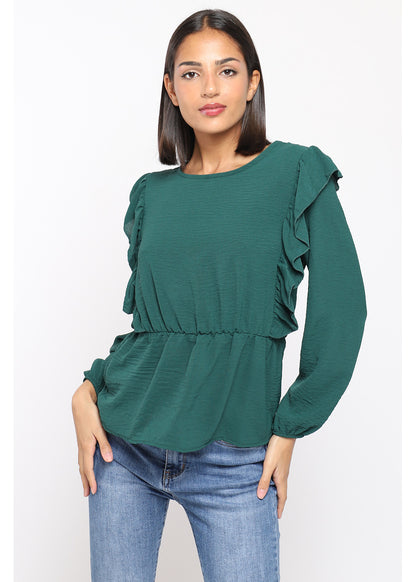 Blusa CORSAIR FRILLS ™ Verde