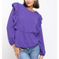 Blusa CORSAIR FRILLS ™ Morado