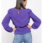 Blusa CORSAIR FRILLS ™ Morado