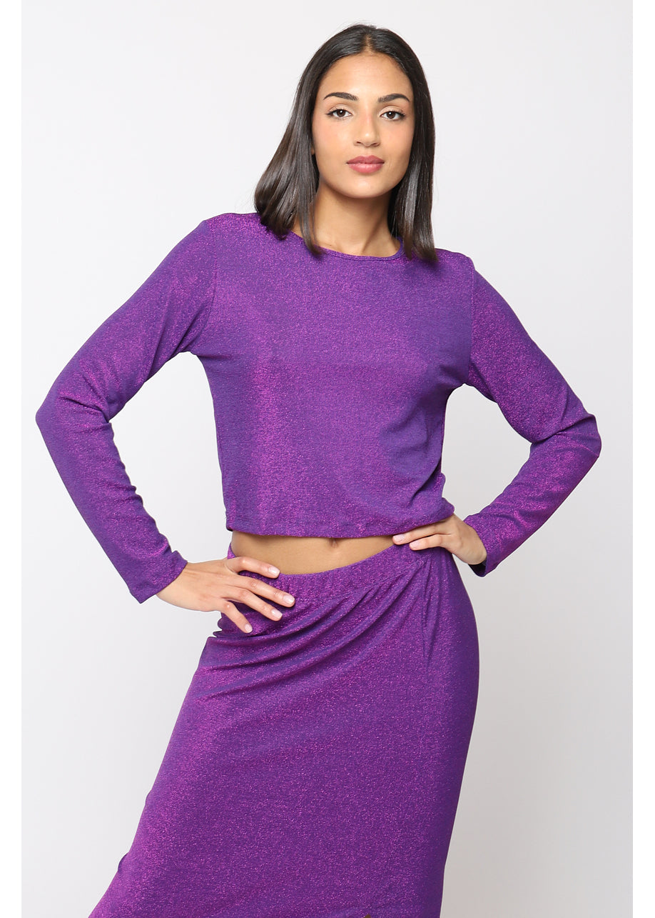 Camiseta brillos COLOURS™ Morado