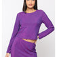 Camiseta brillos COLOURS™ Morado