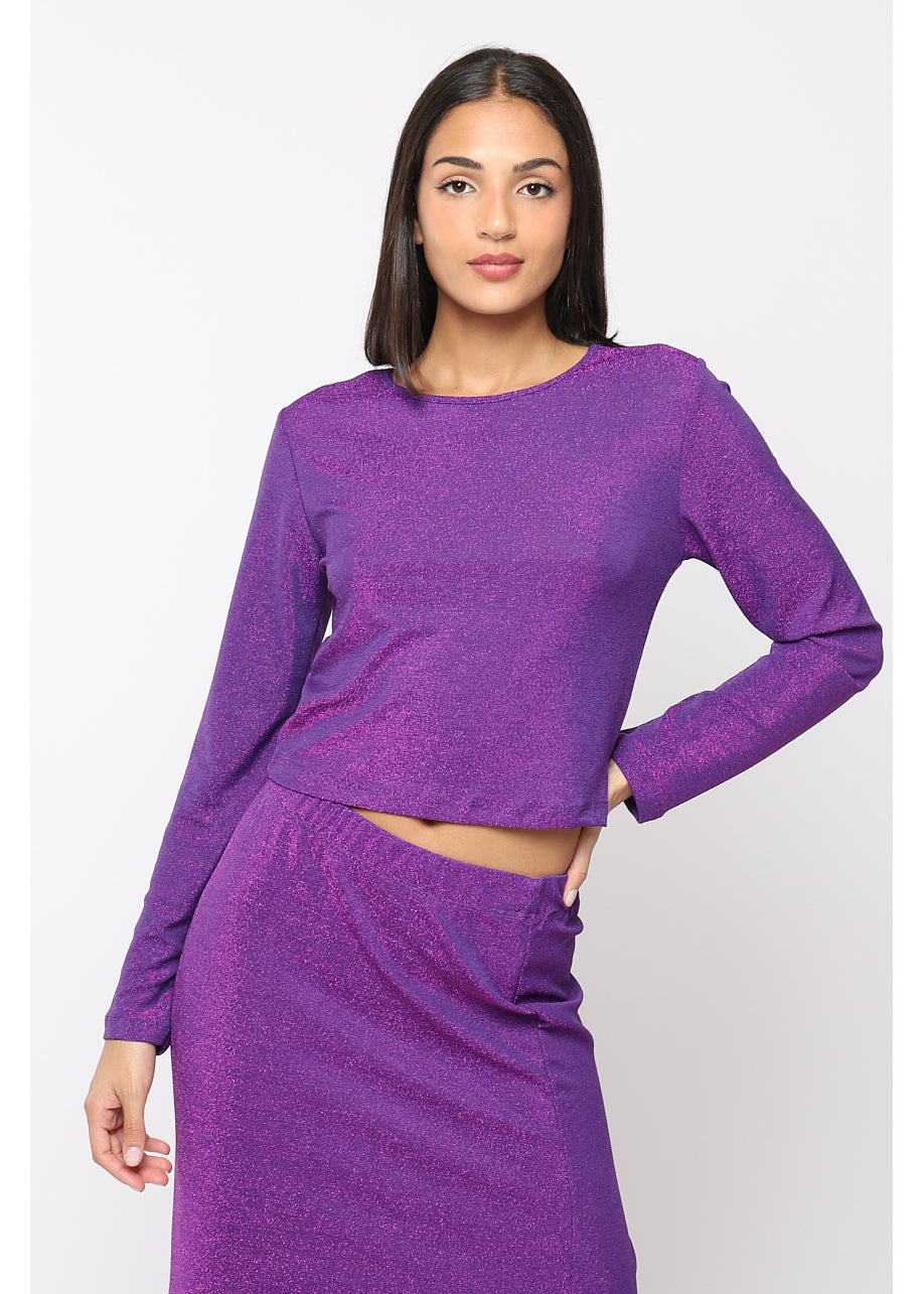 Camiseta brillos COLOURS™ Morado