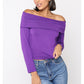 Camiseta con cuello de barco