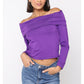 Camiseta con cuello de barco