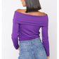 Camiseta con cuello de barco