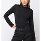 Camiseta de cuello vuelto NY ™ Negro