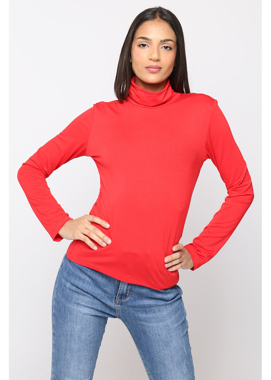 Camiseta de cuello vuelto NY ™ Rojo