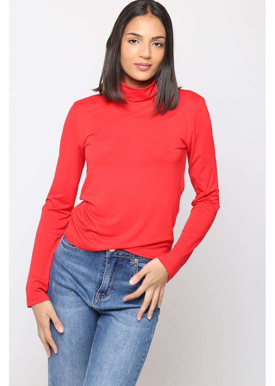 Camiseta de cuello vuelto NY ™ Rojo