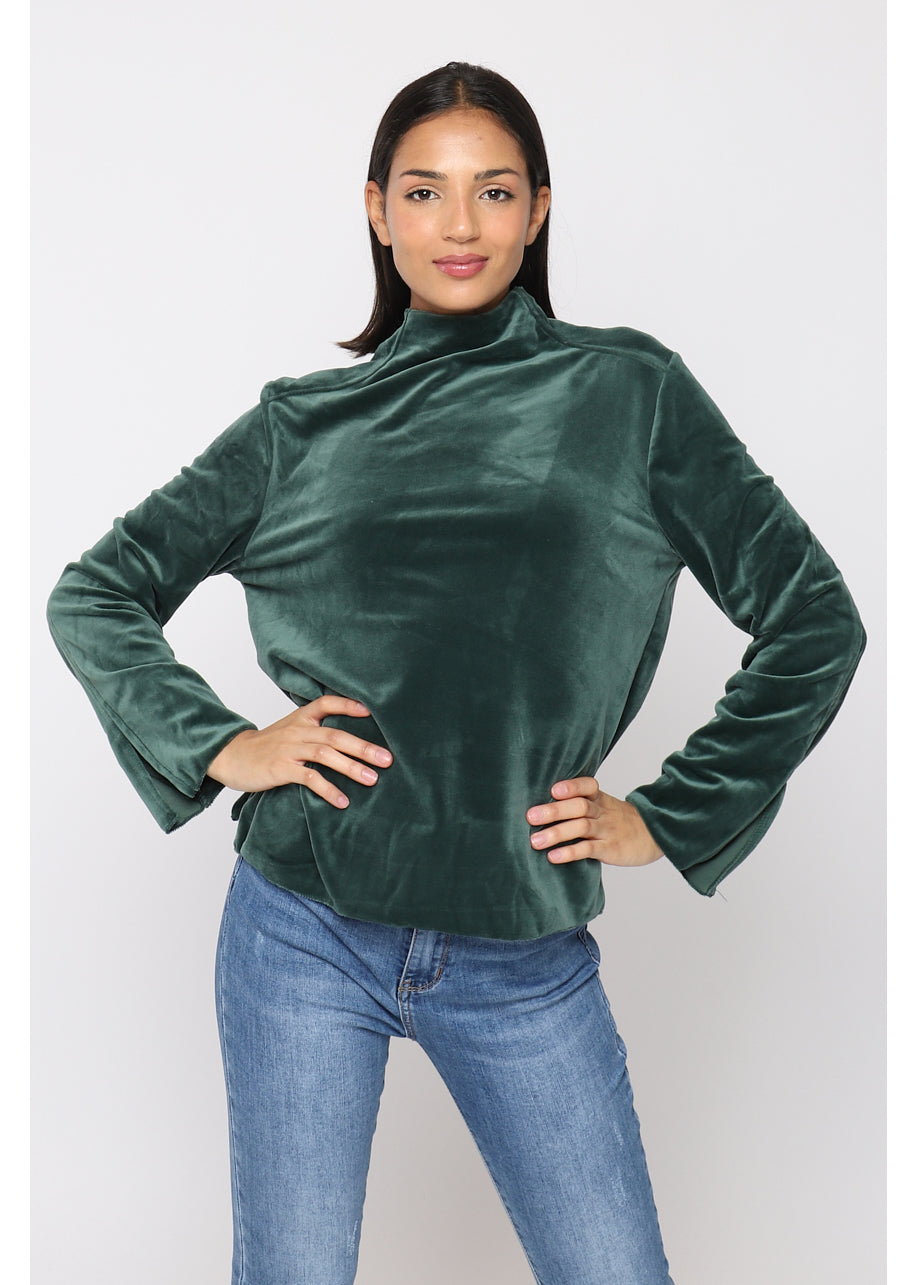 Camiseta de antelina MIND ™ verde