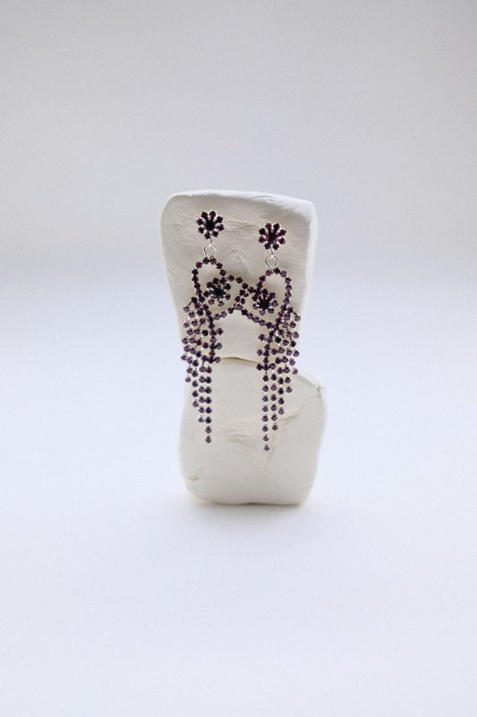 PENDIENTES CORAZÓN CRISTALINO