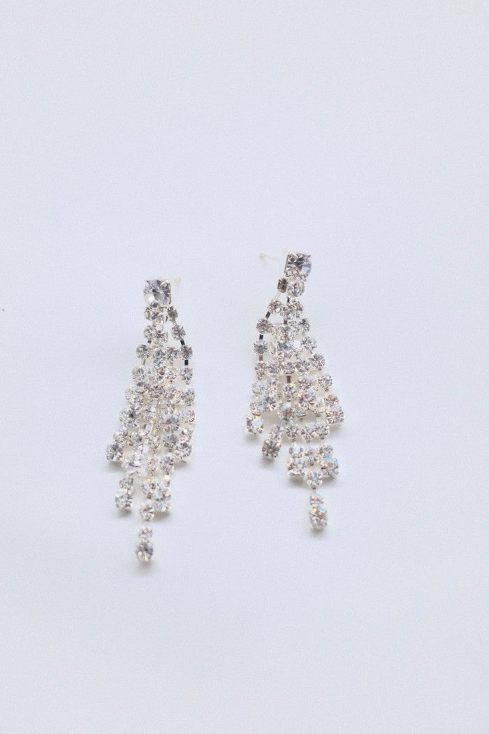 PENDIENTES LLUVIA CRISTALINA