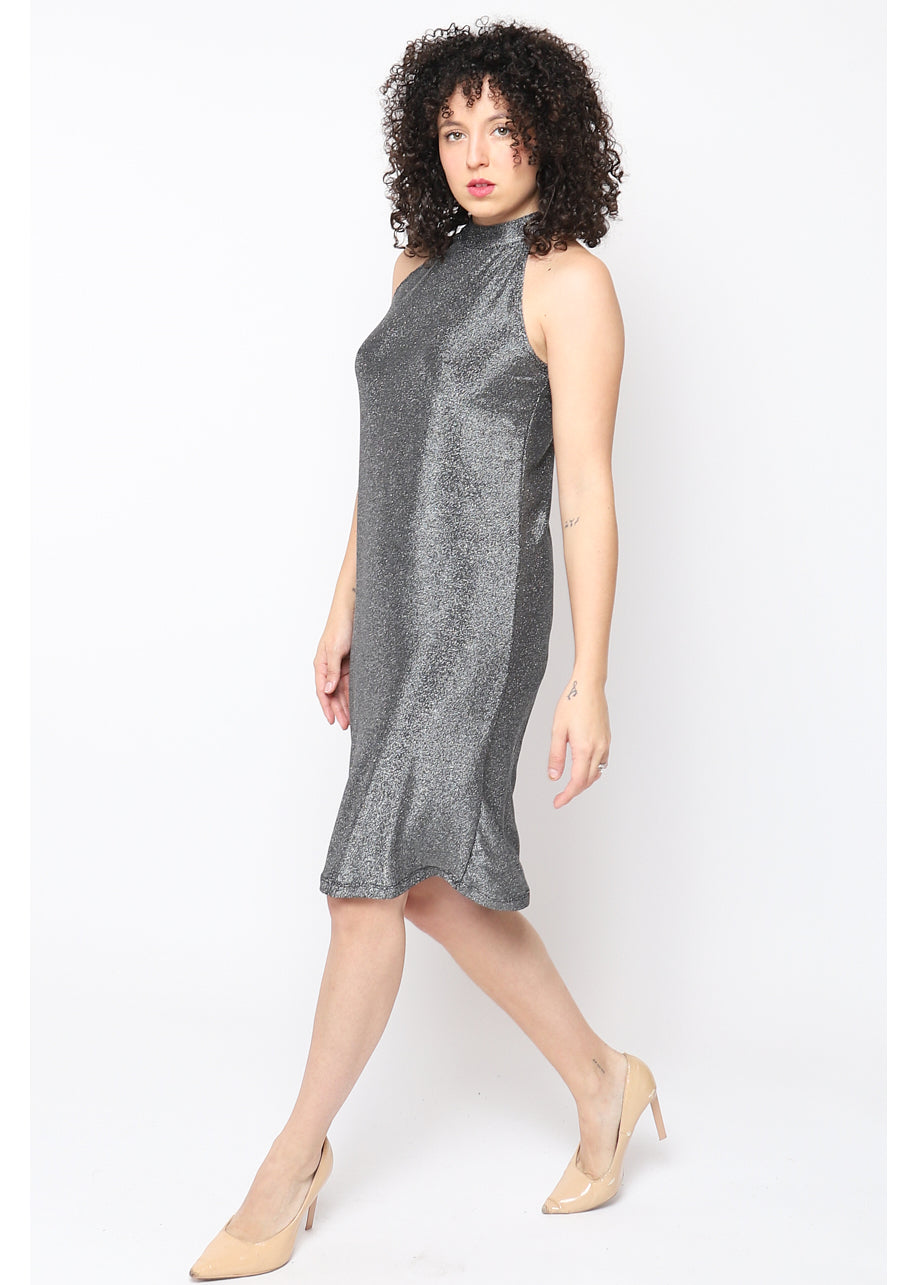 Vestido con brillo AFRODITA ™ Plata