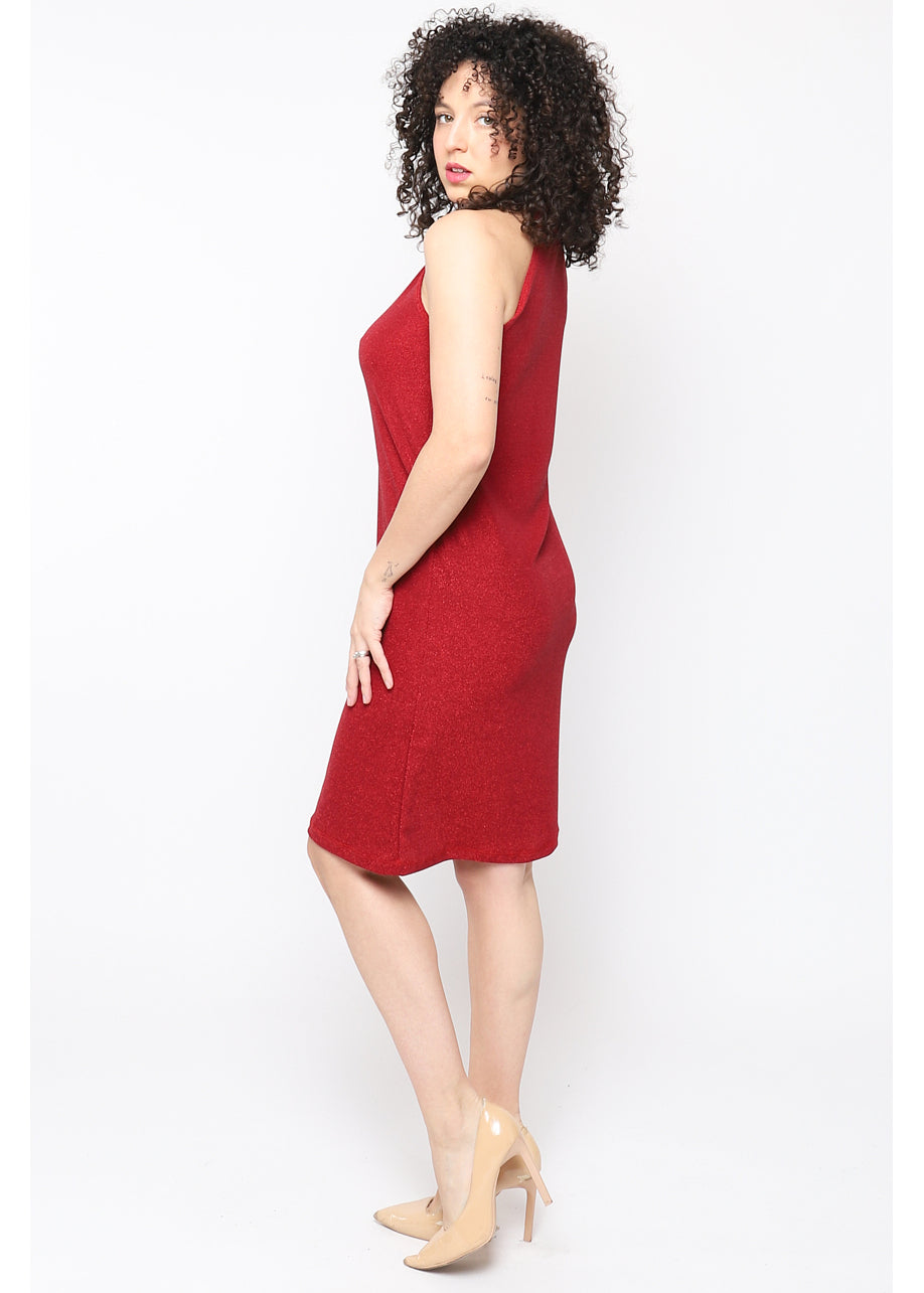 Vestido con brillo AFRODITA ™ Rojo