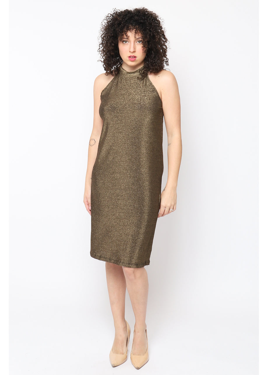 Vestido con brillo AFRODITA ™ Oro