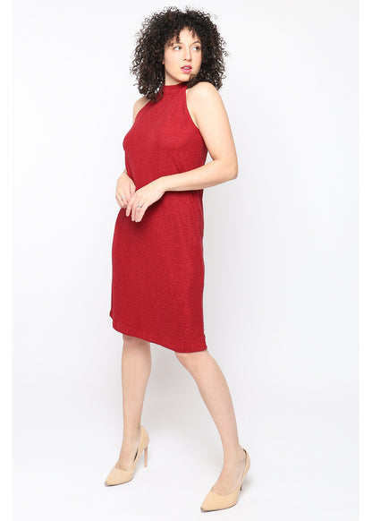 Vestido con brillo AFRODITA ™ Rojo