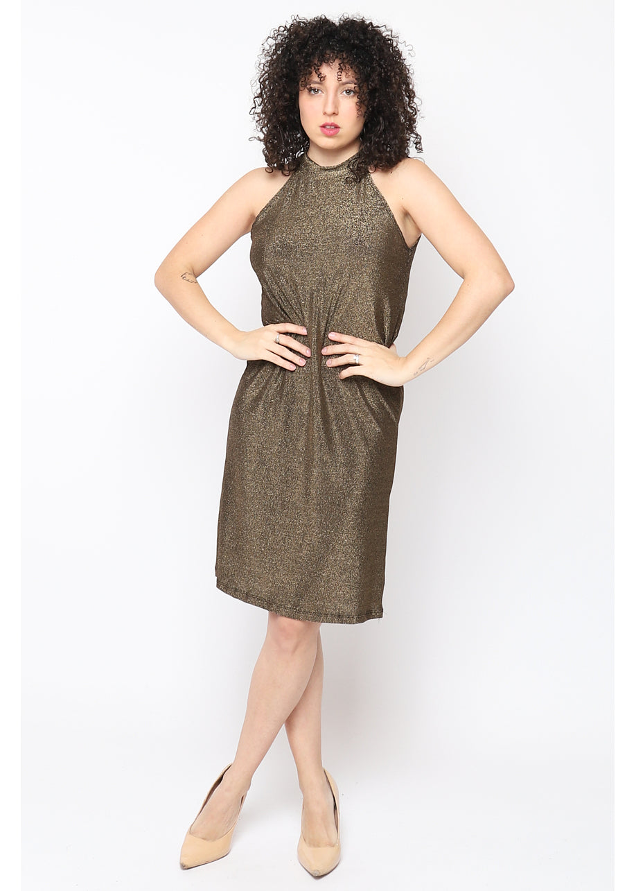 Vestido con brillo AFRODITA ™ Oro