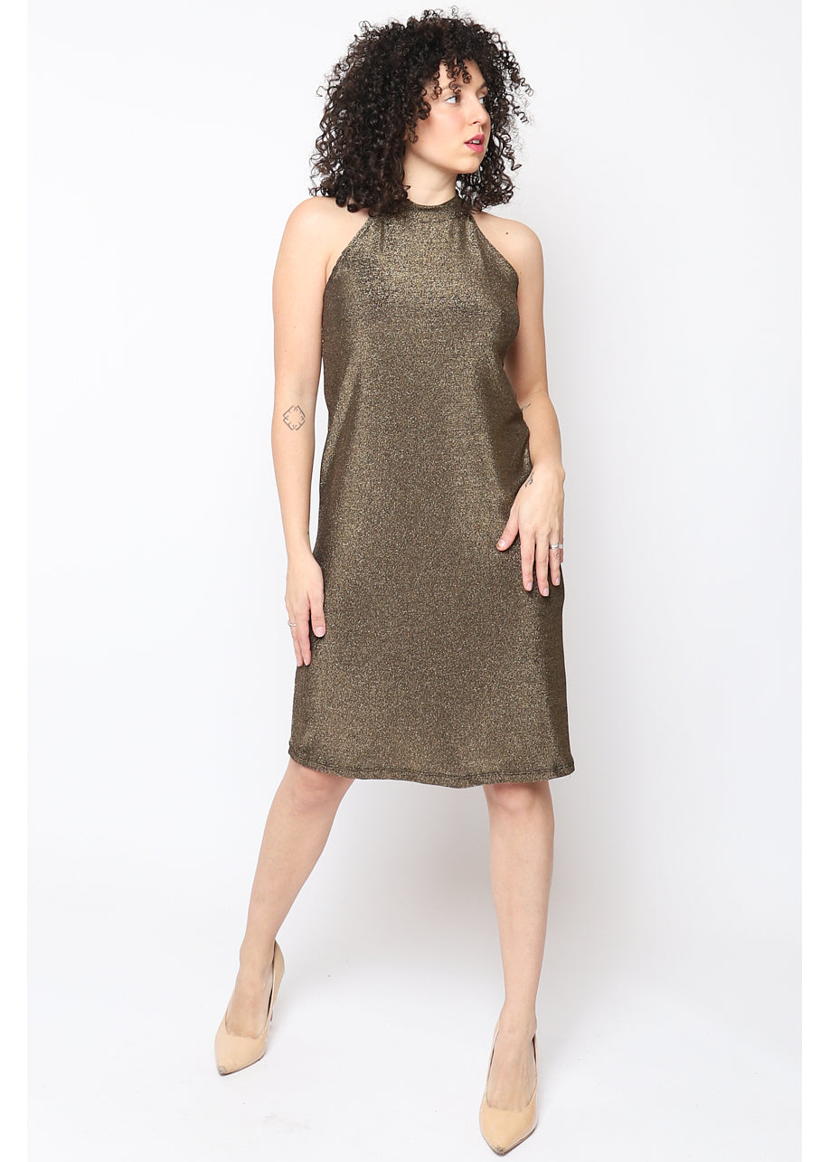 Vestido con brillo AFRODITA ™ Oro