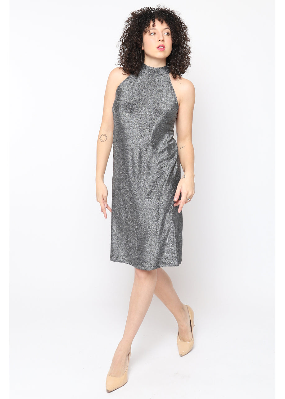 Vestido con brillo AFRODITA ™ Plata